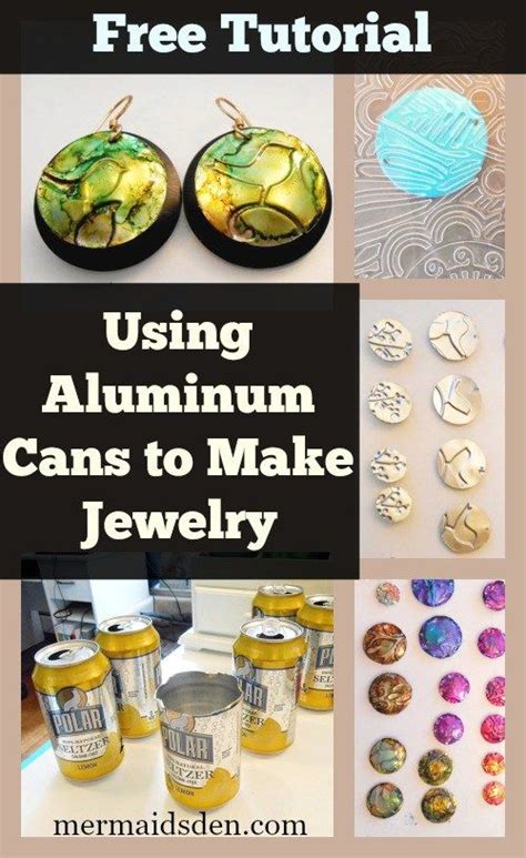 making jewelry from aluminum cans